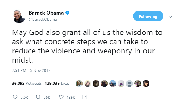 Obama's Tweet