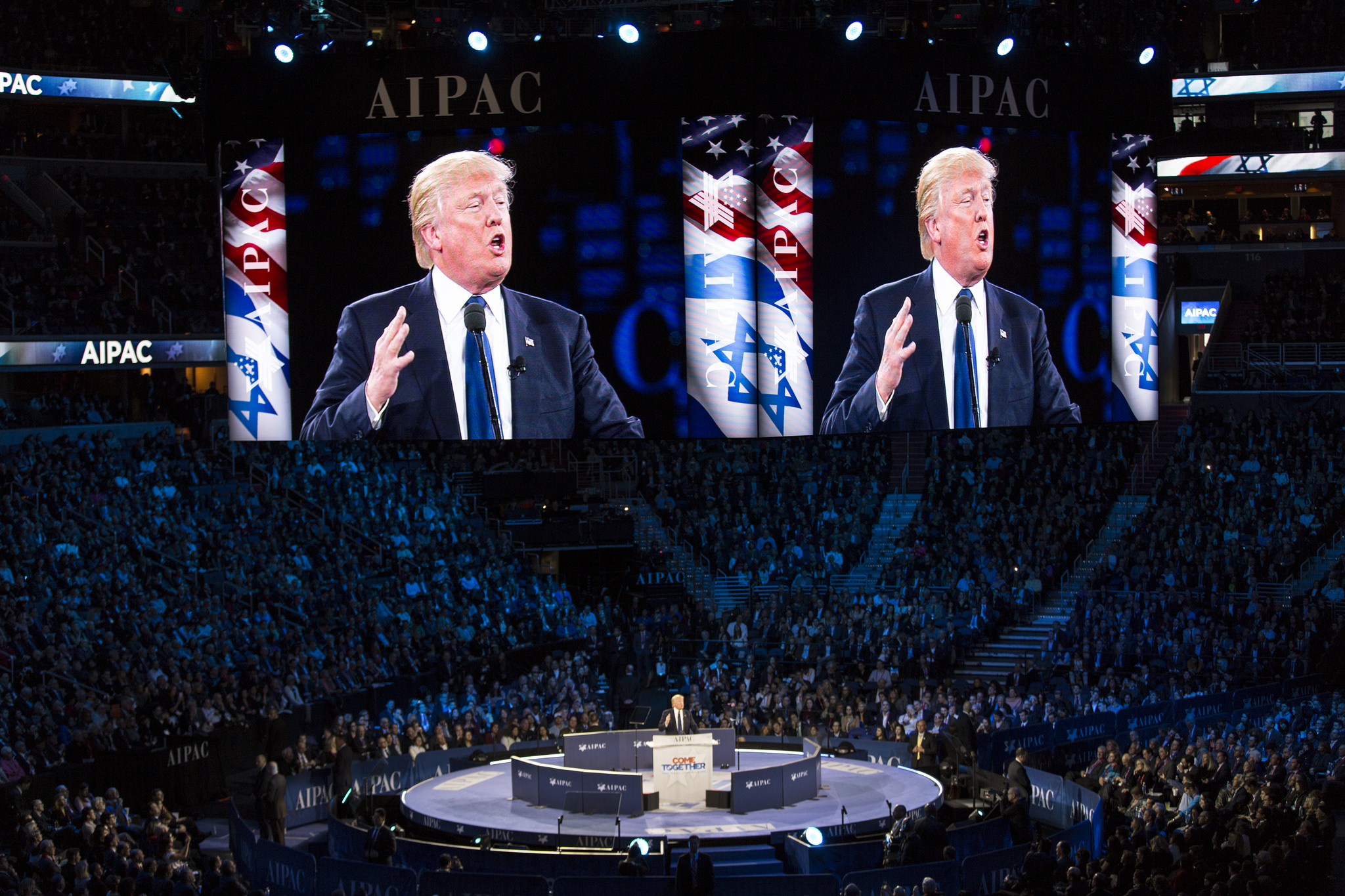 Trump speaking at AIPAC March 21, 2016