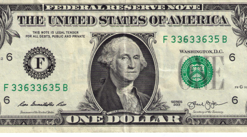 U.S. Dollar Bill/Federal Reserve Note