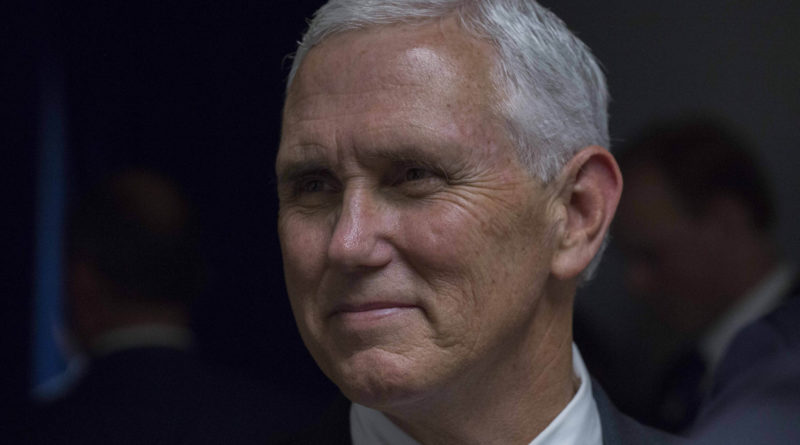 Vice President Mike Pence backstage at the Unleashing American Energy Event at Energy Department Headquarters in Washington D.C. June 29, 2017 Photo Simon Edelman, Energy Department