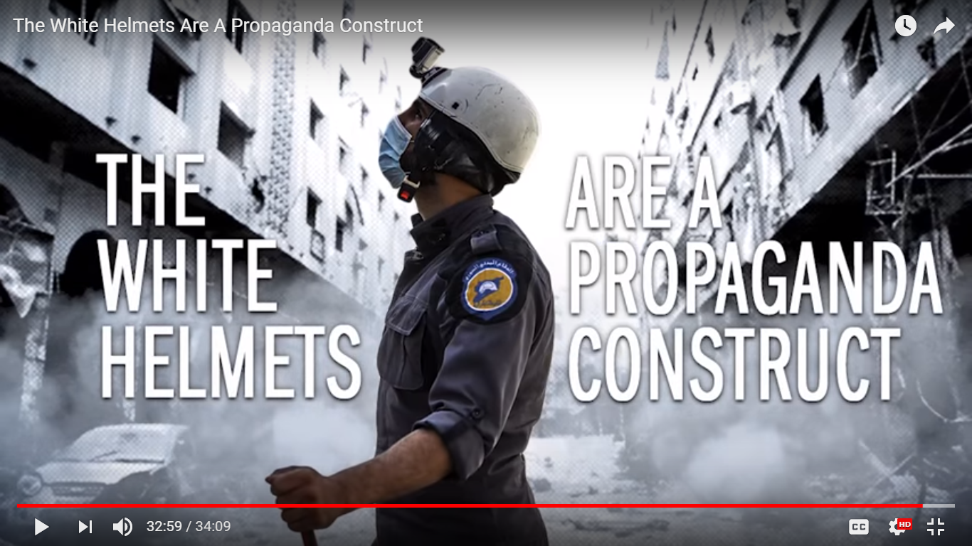 White Helmets Are A Propaganda Construct video screenshot