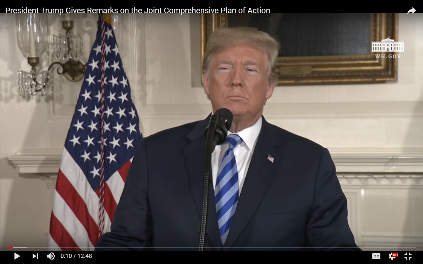 Trump announces withdrawal from JCPOA