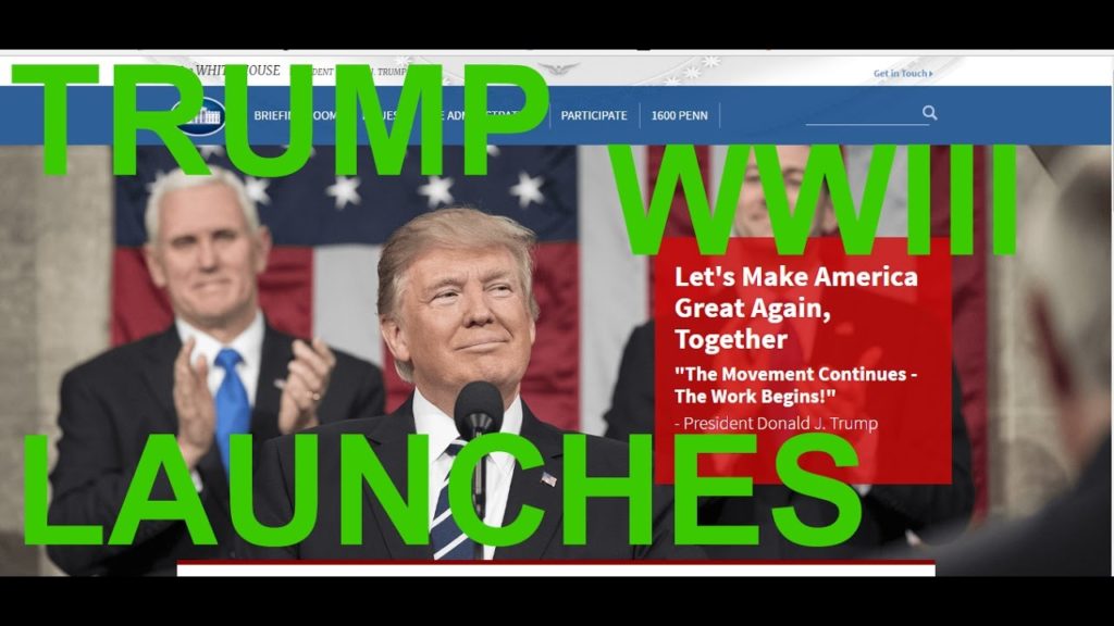 Trump Launches WWIII screengrab