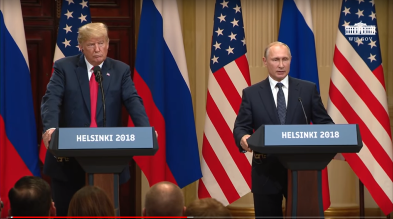 Trump and Putin meet in Helsinki 2018 - source: WhiteHouse.gov