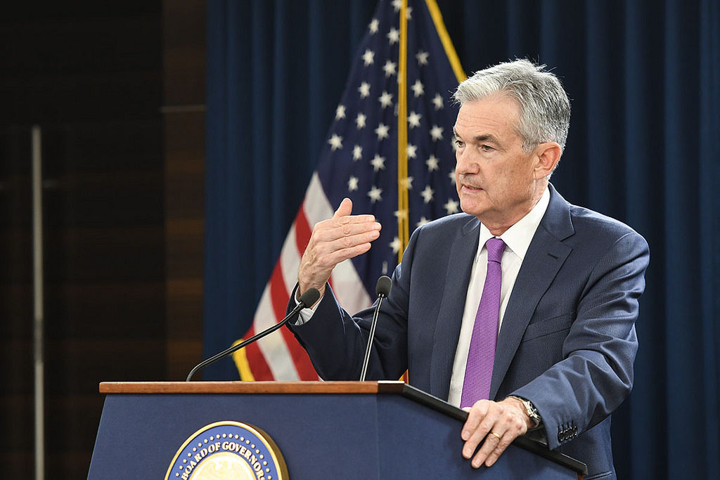 FOMC Chairman Powell answers a reporter's question at the press conference September 26, 2018