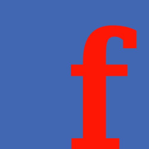 Facebook logo parody by The Political News Report