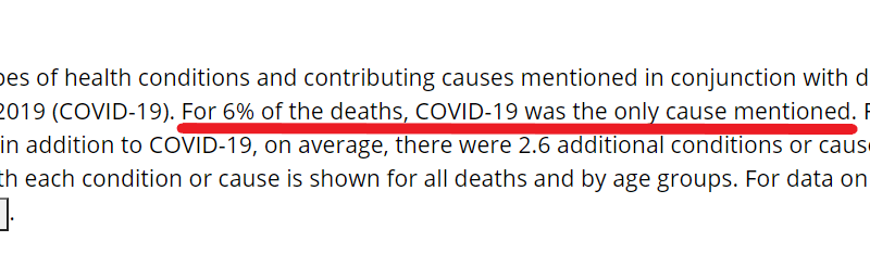 screenshot CDC COVID-19 comorbidity for week ending 20200822