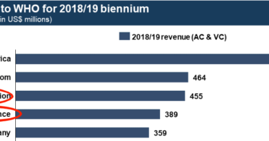 WHO funding 2018-2019 biennieum screen capture